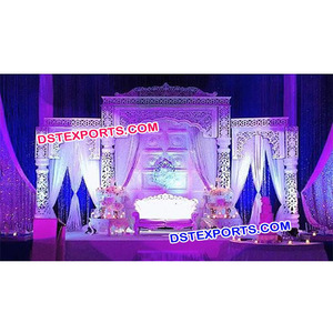 สไตล์อินเดียFilmyเวทีแต่งงานชุดJodha Akbarเวทีการจัดงานแต่งงานที่แตกต่างกันขั้นตอนการจัดงานแต่งงานผู้ผลิต - Product Image 1