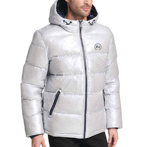 Chaqueta Acolchada con Capucha para Hombre, Impermeable, Ecológica, Resistente al Viento, Material de Lona, para la Temporada de Invierno, Artículo en Oferta - Product Image 1