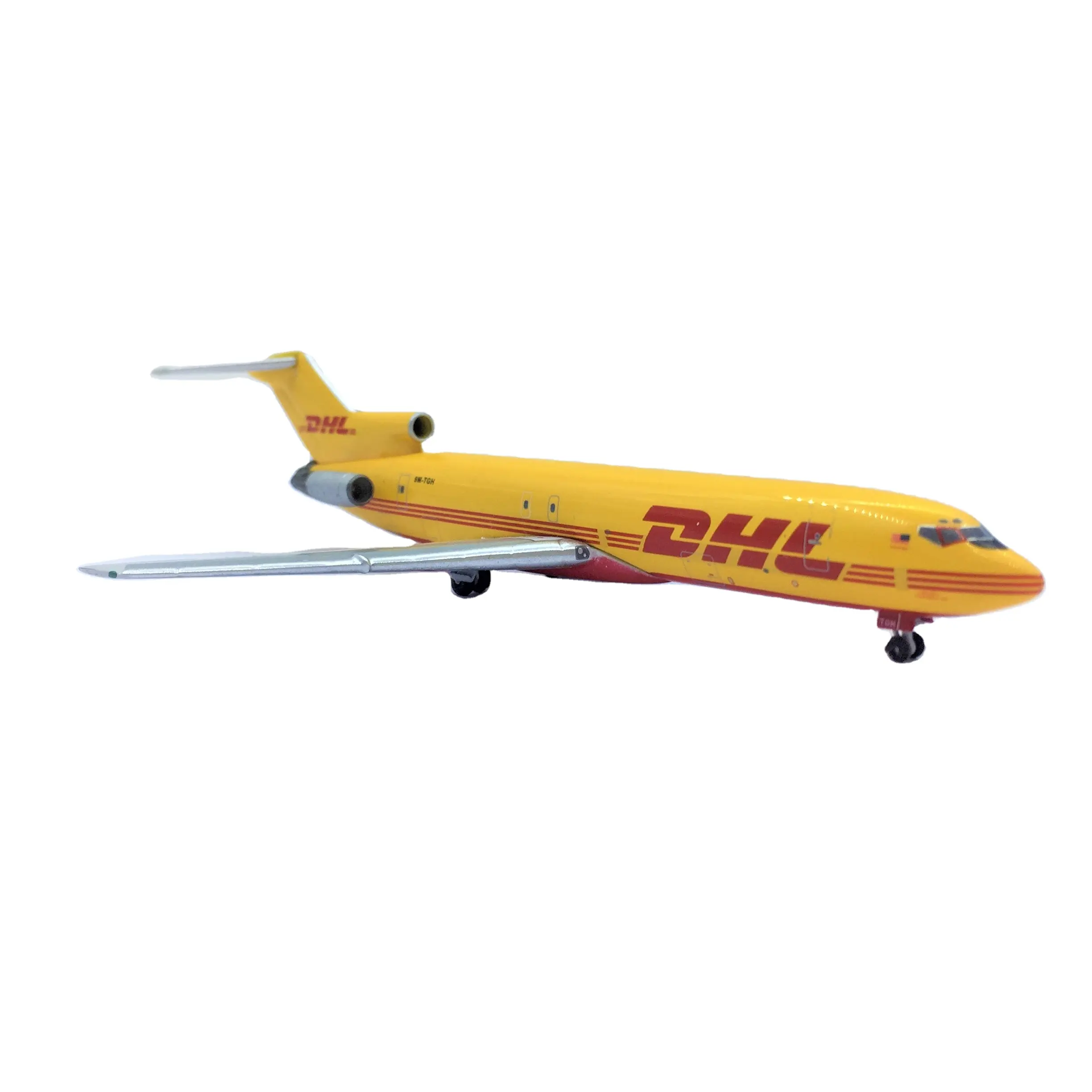 DHL B727-200 customized 1 400 die cast model plane die cast model aircraft