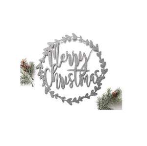 MERRY <b>CHRISTMAS</b> GALVANIZED ORNAMENTS UNIQUE ORNAMENTS ANTIQUE ORNAMENTS - Product Image 1