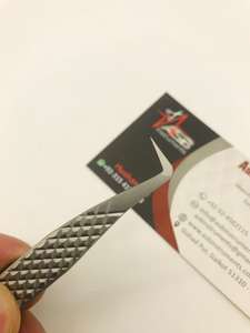 Pince à épiler en acier durable japonais à 90 degrés, méga volume, pour extension de cils - Product Image 4