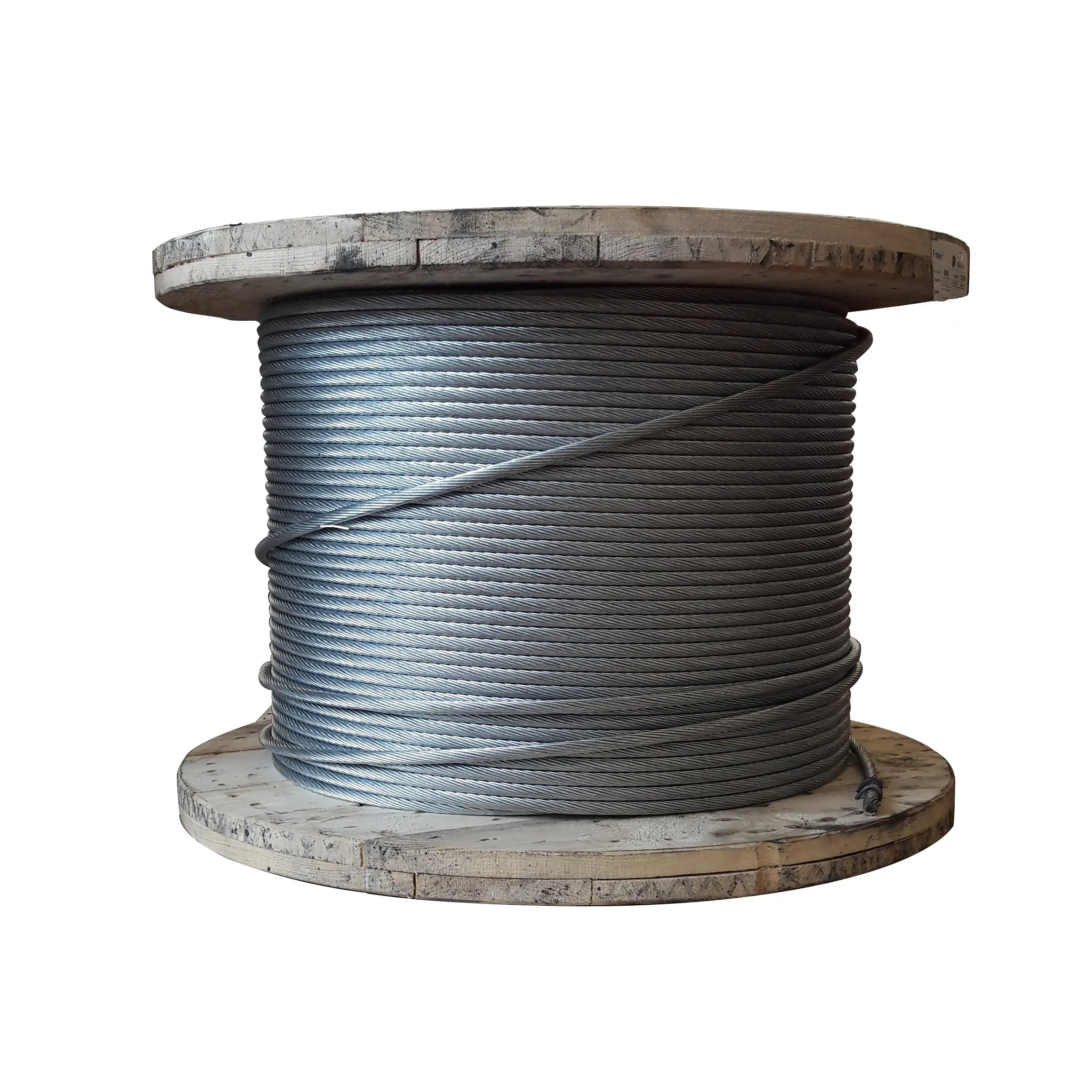 Top quality Made in Italy 1x19 galvanized steel wire ropes for installations in agriculture applications