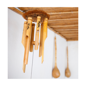 Campanas de Viento de Bambú que Producen Sonidos Naturales Suaves y Fascinantes - Product Image 2