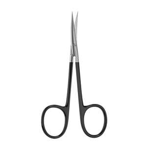 Tijeras de corte recto o curvo de acero inoxidable alemán, corte de arco Iris dentado de 4,5 pulgadas (11,5 cm) - Product Image 2