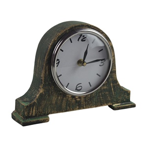 Horloge de Table en fonte avec finition multicolore, horloge de Table à thème Antique, idéale pour la décoration de la maison, le bureau - Product Image 1