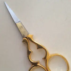 Gold Plated Fancy Small Scissor