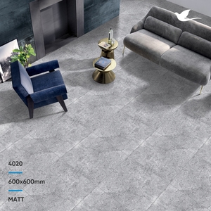 กระเบื้องไม้สีเทาสีเงิน60x60ซม. ทำจากไม้เคลือบเงางามกระเบื้องปูพื้นเซรามิกแนวชนบทอินเดียดีไซน์แบบกำหนดเองได้ - Product Image 2