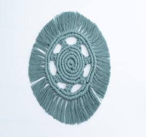 Mantel Individual decorativo de cordón de algodón de macramé ecológico grande de Isar International, multicolor para uso en la pared de la oficina en el hogar para - Product Image 2