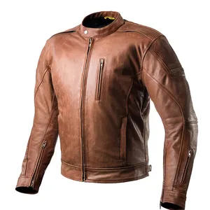 EN17092 whole sale Best style of cowhide leather jacket for motobikers, AA Approved Prime Protection