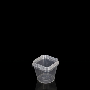 new design square plastic box with lids container high quality