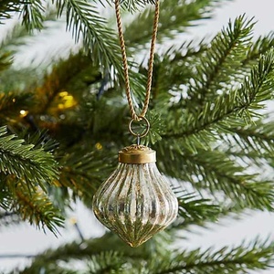 ขนาดเล็ก Ribbed แก้ว Bauble - Product Image 1