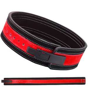 GAF Ceinture de levage de poids réglable en cuir véritable durable et confortable de 10cm avec boucle en acier pour les entraînements de gymnastique - Product Image 2