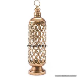 Linterna iluminadora Creative Metal White Power Coated Lantern Diseñador moderno Home Garden Linterna decorativa para los más vendidos - Product Image 5
