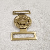 Boucle de ceinture avec plaque et cuillère à boucle, peut servir d'officier de guerre civile