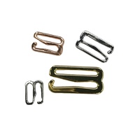 Accesorios de ropa interior de bañador de aleación de Zinc, Correa ajustadora, anillo deslizante, gancho, hebilla de sujetador
