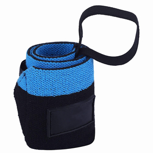 Comfortable Gym Wear Weight <b>Lifting</b> Wrist Support Wraps Fitness Training Workout Wrist <b>Straps</b> With Customized logo - Product Image 4