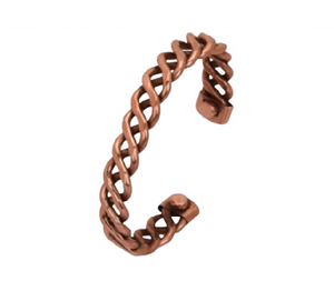 Brazaletes de Moda Clásicos para Mujer, Diseño en Capas con Patrón de Cuerda, Latón y Cobre de Alta Calidad, Artesanía de Calidad para Bodas - Product Image 3