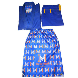 Profesional Unisex tradicional Jiu Jitsu Gi BJJ Kimono/Gis uniforme blanco liso para hombres y mujeres luchando arte marcial - Product Image 6