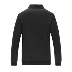 Chaquetas de lana de invierno de alta calidad, ropa de abrigo gruesa cálida, chaqueta de talla grande, chaqueta de hombre de lana con cremallera de piloto de motocicleta - Product Image 3