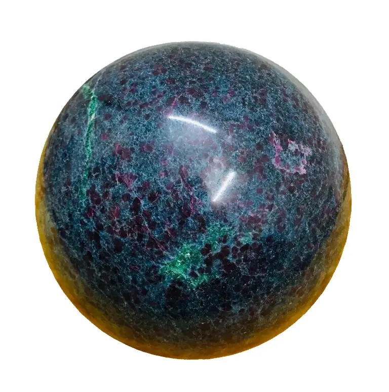 Lớn 20Cm Ruby Trong Kyanite Sphere Bán Buôn Crystal Ball 11.99Kg Để Trang Trí Chữa Bệnh Thiền Và Nền Tảng