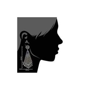 Pendientes de plata de ley 92,5 hechos a mano para mujer y niña, joyería de diseño triangular, NSJ-938 al por mayor - Product Image 2