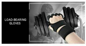 ถุงมือยางนีโอพรีนซิลิโคนสำหรับออกกำลังกายถุงมือออกกำลังกายถุงมือออกกำลังกายแบบครอสฟิตถุงมือฝึกระบายอากาศโลโก้ออกแบบได้ตามต้องการ - Product Image 4