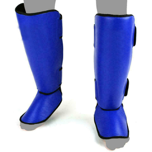 Wholesale Customized Shin Guards FV-SG-00024 PU Material Eva <b>Foam</b> <b>Padding</b> Instep Pads Brace Guard Support Protection for Adults - Product Image 6