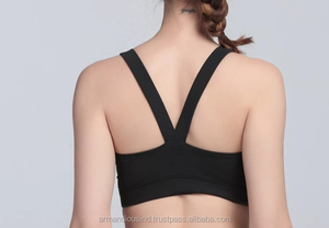 Sujetador deportivo sexy para mujer y ropa deportiva para gimnasio sin costuras de secado rápido y transpirable de talla grande Fitness Sujetador deportivo corto de un hombro - Product Image 2