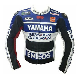 เสื้อแจ็คเก็ตหนังสำหรับขี่มอเตอร์ไซค์สำหรับผู้ชายและผู้หญิง เสื้อแจ็คเก็ตฤดูหนาว พร้อมโลโก้แบบกำหนดเอง ไซส์ใหญ่  ผ่านกระบวนการซักพิเศษ - Product Image 2