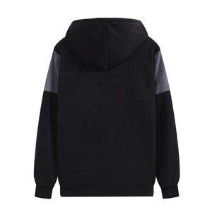 เสื้อฮู้ดผู้ชายปักลายสีสันตัดกัน ผ้าฟลีซ สปอร์ตแวร์ลำลอง หลากสี แบบสั่งทำได้ ไซส์ใหญ่ เสื้อพูลโอเวอร์ สำหรับฤดูใบไม้ร่วง - Product Image 3