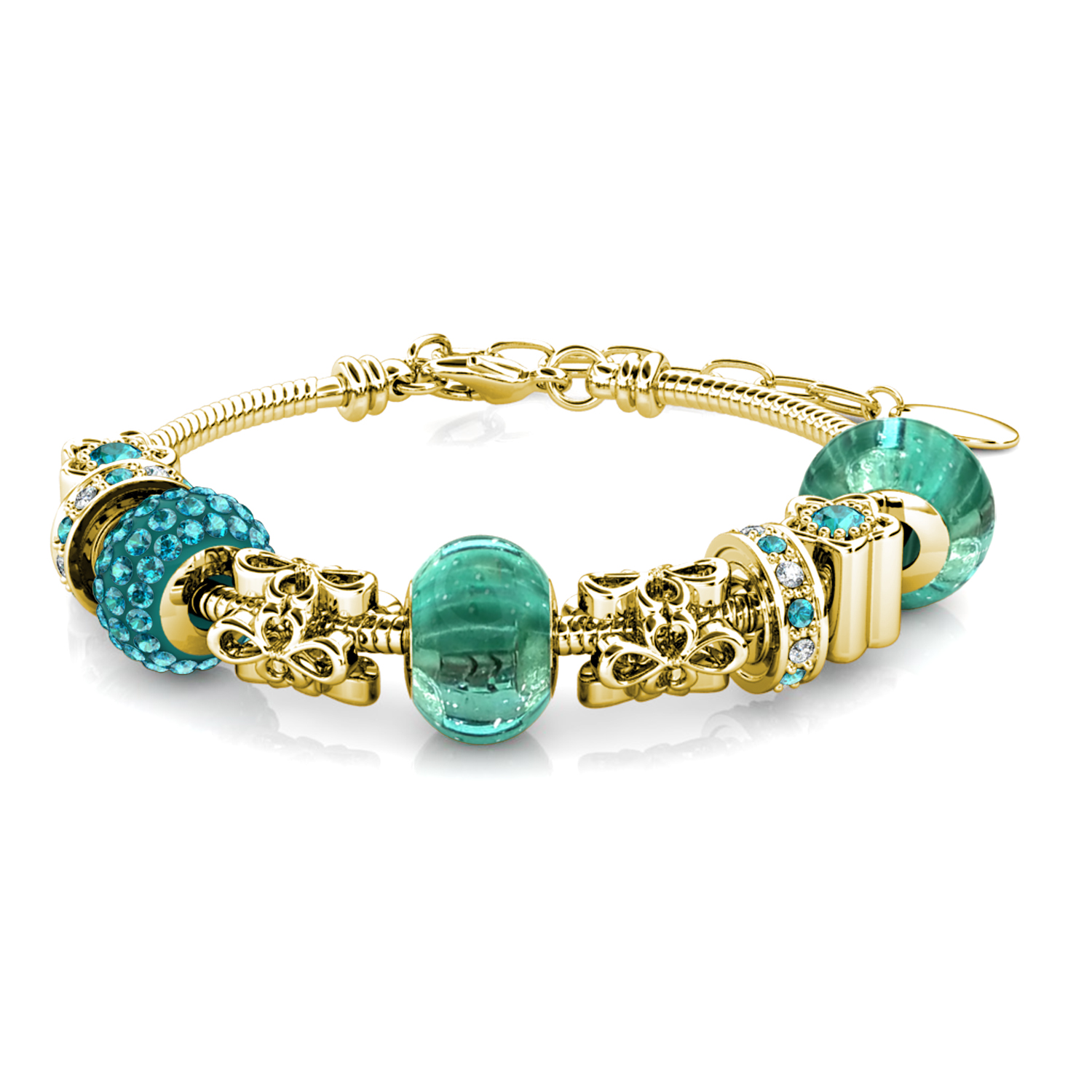Pulsera Delicada para Mujer Chapada en Oro Amarillo de 18k