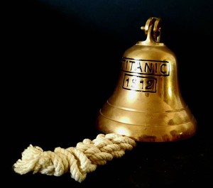 Vintage Brass <b>Bell</b> "Titanic 1912" Nautical Ship/ Boat Decor - <b>Last</b> <b>Orders</b> <b>Bell</b> - Product Image 1