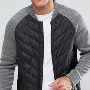 Veste de motard matelassée pour homme, de bonne qualité, à la mode - Product Image 3