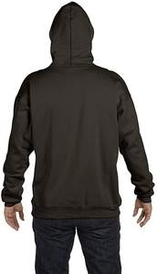 Unisex Heavyweight <b>Fleece</b> Pullover Hoodie Custom Logo Embroidered <b>Brown</b> Winter Casual Wear with Logo Print - Product Image 5