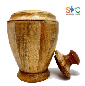 Urnas de cremación de madera torneadas a mano de alta calidad hechas a mano para cenizas para que sus seres queridos mantengan su memoria - Product Image 3