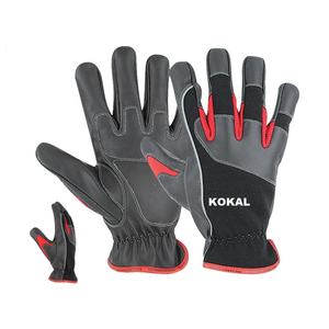 Guantes de Seguridad Mecánicos KOKAL de Cuero PU con Agarre Flexible para Uso en Talleres y Garajes (Personalizables) - Product Image 1