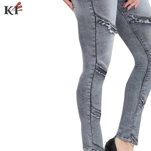 Service OEM - Jeans en denim pour femmes, respirants, séchage rapide, écologiques, coupe droite, couleur personnalisée, prix d'usine en gros, États-Unis - Product Image 3