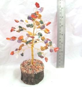 Best Value 100pcs Agate Multi Chips Double Wire <b>Tree</b> Hand Carved Gemstone Technique For Sale - Product Image 1