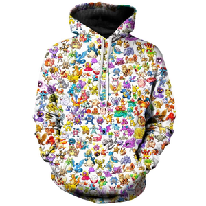 Precio holesale EW ustom ninimation 3D igital rinrinting oooose poliéster algodón oooodies Fo Men - Product Image 1