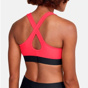 เสื้อชั้นในกีฬาแบบ Racer Back สำหรับผู้หญิง แพ็คหลายตัว ให้การซัพพอร์ตระดับกลาง สวมใส่สบาย มีไซส์พลัส ถอดฟองน้ำได้ เหมาะสำหรับโยคะ นอนหลับ วิ่ง ผลิตจากไนลอน 100% - Product Image 2