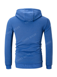 Sweat à capuche décontracté pour hommes personnalisé par OEM pull patchwork avec motif brodé polyester/coton coupe de motif imprimé de la saison d'hiver - Product Image 2