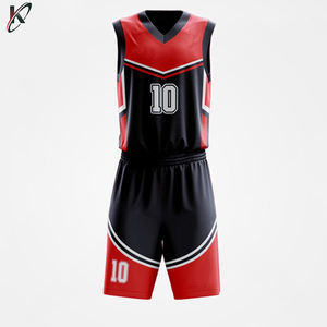 Uniformes de basket-ball personnalisés de haute qualité pour hommes ensemble 2 pièces Sublimation imprimé grande taille nouveaux vêtements de sport - Product Image 3