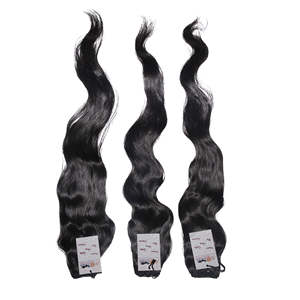 Todo el tamaño indio de la armadura del pelo recto peruano 100% cabello humano extensiones paquetes tamaño largo ondulado Natural del pelo humano paquete - Product Image 5