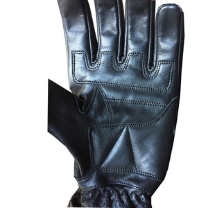 Guantes de Carreras Cortos de Motocross Unisex de Cuero Genuino con Logotipo Personalizado de Alta Calidad, Protección Rígida en los Nudillos, Keven Impex KI-602 Full - Product Image 6