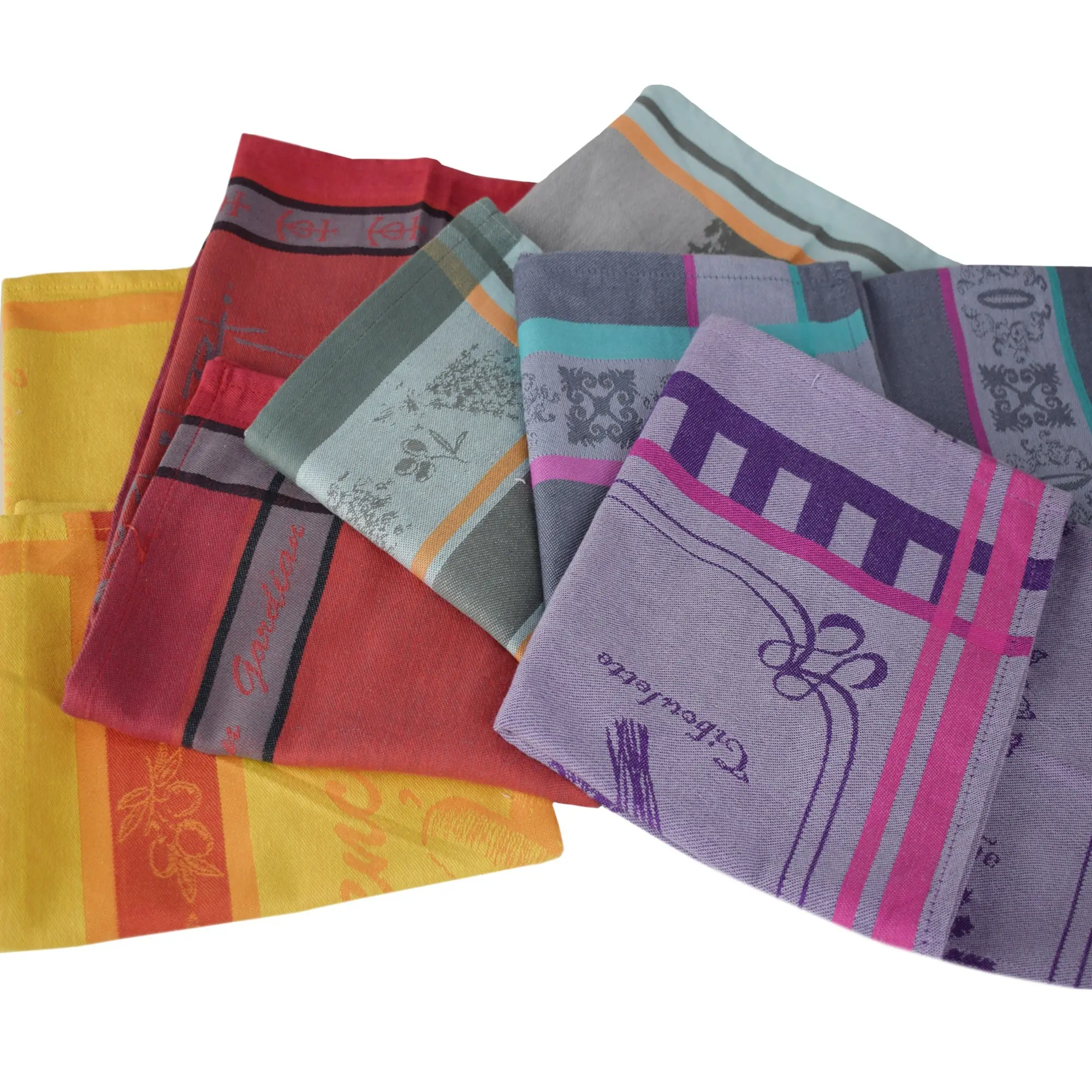 Custom Design Keuken Handdoeken 100% Katoen Vaatdoek Jacquard Keuken Handdoeken Set Pakistan Leverancier