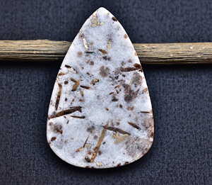 Astropholite Druzy Cabochon หินดรูโซฟีน,หินขัดอัญมณีร่วงแบบหลวมหินอัสโทรไลจากรัสเซีย - Product Image 5