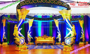 Mandalas DE BODA talladas en oro real, conjunto tradicional de Malasia, mandalas de boda de diseño Grand Maharani - Product Image 6