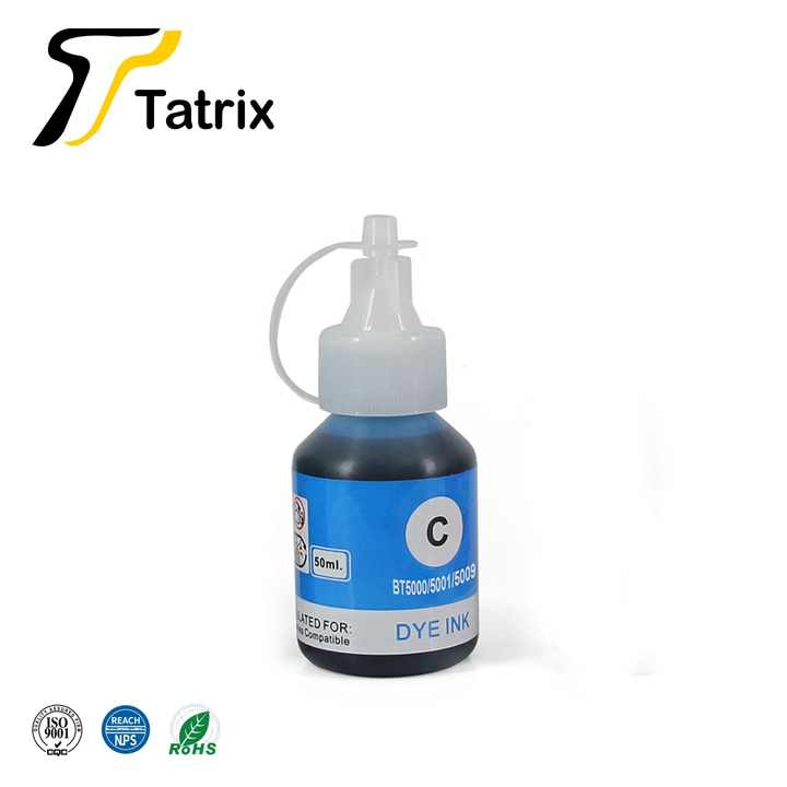 Tatrix Compatible Color Water Based Bottle Refill Bulk Inkjet Ink BT6000 BT5000 for Brother Tinta DCP-T300 DCP-T500W Printer