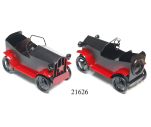 งานฝีมือโลหะวินเทจจักรยานโบราณที่มีชั้นวางสีเหลืองรอบการตกแต่งสำหรับตกแต่งโบราณและขายส่ง - Product Image 4