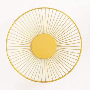 Nouvel article élégant bol rond en métal de dessus de table de service de casse-croûte moderne pour l'utilisation de cuisine et la décoration de table - Product Image 5